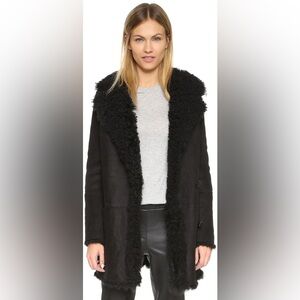 Theory Abrienda Gosford Fur reversible coat